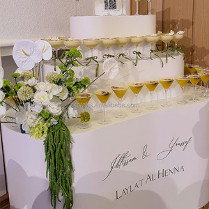 ZKAI Supporto per Torte e Champagne a Onda per Tavoli Bar, Ideale per Matrimoni, Compleanni ed Eventi - Product Image 2