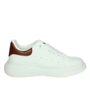 Sneakers basse bianche/in pelle 171650 scarpe eleganti da passeggio - Product Image 4