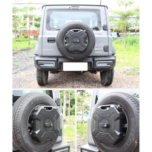 Tanque de agua de extensión de montaje de neumático de repuesto trasero con bloqueo Compatible con Suzuki Jimny 2019 2020 <span class=keywords><strong>2021</strong></span> 2022 2023 2024 - Product Image 2