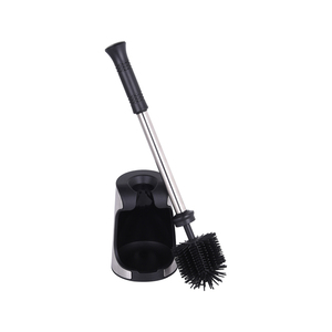 Design moderno Matel Wc In Acciaio Inox Ciotola di Pulizia Igienica Pennello In <span class=keywords><strong>Silicone</strong></span> E Holder Set con il supporto - Product Image 1