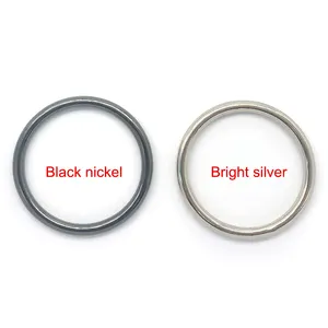 manufacturers wholesale zinc alloy D ring hardware accessories metal O ring belt buckle