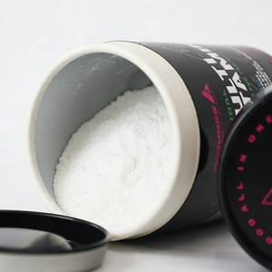 Food Grade Paper Tube Packaging with Aluminum Foil and Iron Lid for Protein Powder Packaging and Fitness Supplements Packaging - Product Image 2