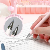 Stylos gel effaçables créatifs pour enfants et étudiants coréens, motifs animaux, encre noire et bleue 0,35 mm/0,5 mm, papeterie personnalisable