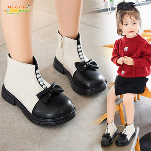 Nuovi stivali per bambini ragazze ragazzi scarpe primavera autunno stivali in pelle PU per bambini moda bambino scarpe per bambini stivali <span class=keywords><strong>da</strong></span> neve invernali caldi - Product Image 3