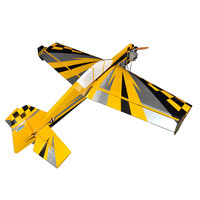 Avion RC acrobatique 3D ZYHOBBY, modèle à aile fixe professionnel à essence, haute performance, kit d'avion en bois de balsa jaune