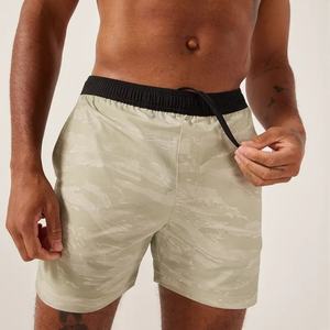Pantalones Cortos Deportivos Ajustados de Talla Grande con Efecto Fruncido en Glúteos, 2 en 1, de 4 Pulgadas, de Cintura Alta, de Malla, con Camuflaje, para Hombre - Product Image 5