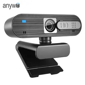 Pc için Anywii webcam 1080 gizlilik koruyucu webcam web cam 1080 p webcam kamera usb dizüstü