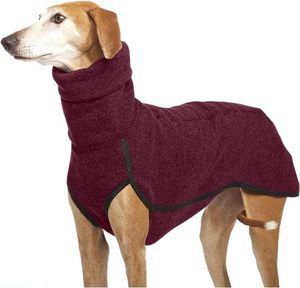 High Collar Classic Eco-Friendly <strong>Fleece</strong> Dog Coat Warm Turtleneck Soft Vest <strong>for</strong> <strong>Greyhound</strong> - Product Image 5