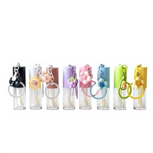 <span class=keywords><strong>Tube</strong></span> de brillant à lèvres 4 ml avec pendentif mignon, <span class=keywords><strong>tube</strong></span> de baume à lèvres, <span class=keywords><strong>tube</strong></span> de gloss, emballage cosmétique - Product Image 4