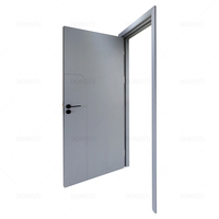 Foshan prix favorable moderne étanche porte d'hôtel appartement en bois plastique PVC Composite intérieur WPC porte