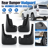 Garde-boue arrière en plastique pour Toyota 4Runner Limited 2010-2020, pièces de carrosserie en plastique PP durables et résistantes à l'usure