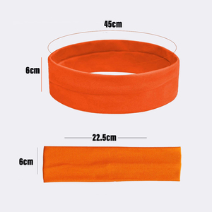 عصابة رأس رياضية قطنية رفيعة ، عصابة رأس مطبوعة من العلامة التجارية الخاصة ، عصابات تمارين اليوغا والكرة الطائرة للفتيات والفتيان ، عصابات رأس للجري - Product Image 6