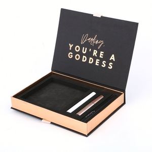 Logo personnalisé Vente en gros Boîtes d'emballage magnétique pour cadeau de luxe Logo personnalisé Premium Carton Papier Perruque Extension de cheveux - Product Image 5