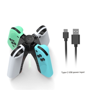Manette de jeu 4 en 1, Station de chargement pour commutateur, contrôleur Oled, chargeur à poignée amovible, commuté TNS-1180 - Product Image 4