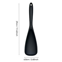 Ensemble de 2 spatules en silicone, surface antiadhésive, passe au lave-vaisselle, conception profonde sans couture, noyau renforcé pour remuer