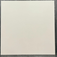 Carrelage de sol blanc laiteux 800x800mm, finition velours doux pour salle de bain, hôtel, villa