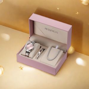 Envío Gratis: Nuevo Set de Reloj de Pulsera de Acero Inoxidable Premium para Mujer, Diseño de Gran Marca, Reloj de Cuarzo de 22mm, Elegante - Product Image 3