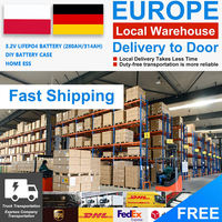 Europäischer Lagerbestand: Lishen Grade 314Ah LiFePO4 Batterie 3.2-3.65V mit M6 Bolzen, reinen Kupferbusbars, Muttern, Isolierplatten, 8000 Zyklen, 5 Jahre Garantie
