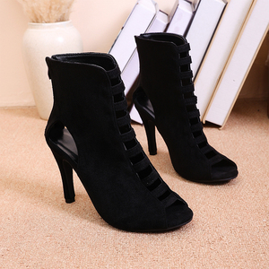 Nouvelle conception – Escarpins sexy à bout pointu <span class=keywords><strong>pour</strong></span> <span class=keywords><strong>femme</strong></span>, avec dix rayures horizontales sur chaque côté du dessus de la chaussure, talon de 10 cm, idéal <span class=keywords><strong>pour</strong></span> le bureau QN-01 - Product Image 4
