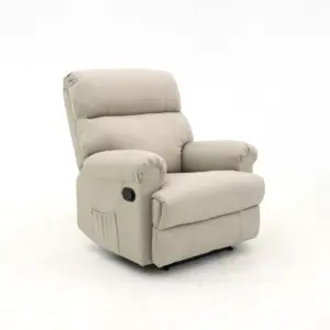 Geeklazy tembel çocuk Modern mikrofiber kumaş manuel Recliner sandalye oturma odası için Recliner fonksiyonu ile