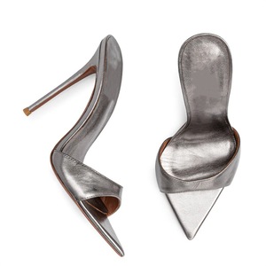 Sandali Estivi alla Moda <span class=keywords><strong>con</strong></span> Punta in Metallo Colorato, <span class=keywords><strong>Scarpe</strong></span> da <span class=keywords><strong>Donna</strong></span> <span class=keywords><strong>con</strong></span> <span class=keywords><strong>Tacco</strong></span> a Spillo per Sfilate - Product Image 5