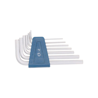 6pcs conjunto Durable acero al cromo-Vanadio métrico combinación llave hexagonal Allen L-llave hexagonal de la herramienta