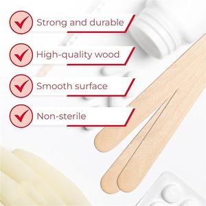 Umwelt freundlicher Tattoo Medical Sterile Hochwertiger Einweg-Zungen spatel aus Holz - Product Image 3