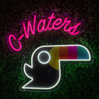 Échantillon gratuit Personnalisé pas de QUANTITÉ MINIMALE DE COMMANDE led Lettre lumière up lettre néon signe décor Papillon néon signe