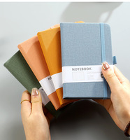 Agenda 2024 en cuir PU avec logo personnalisé, motifs raffinés, planificateur budgétaire académique, carnet de notes