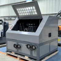 Máquina Totalmente Automática para Pulir y Eliminar Óxido de Vigas en H, Perfiles Angulares y Tubos Cuadrados, con Motor y Fuente de Alimentación Enchufable de Acero Inoxidable