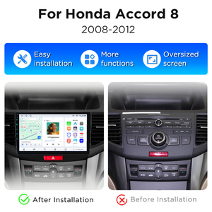 Autoradio Android Junsun pour Honda Accord 8 2008-2012, stock UE, lecteur multimédia DSP SWC RDS GPS FM BT - Product Image 2