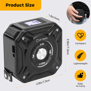 Télémètre laser <span class=keywords><strong>rechargeable</strong></span> <span class=keywords><strong>USB</strong></span> 40M avec calcul de surface/volume/Pythagore, règle numérique - Product Image 6