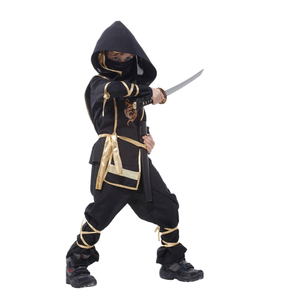 ชุดนินจาโพลีเอสเตอร์คุณภาพสูงสำหรับเด็ก ชุดสำหรับงานปาร์ตี้และชุดฮาโลวีน ขายส่งจากโรงงาน - Product Image 1