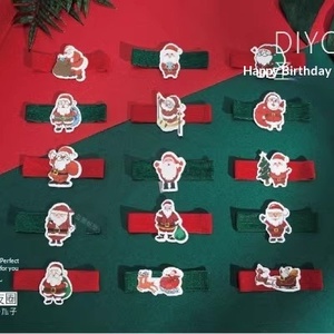 Manchon de tasse de Noël 3D jetable de forme spéciale, étiquette de tasse festive de Noël et du Nouvel An avec impression - Product Image 6