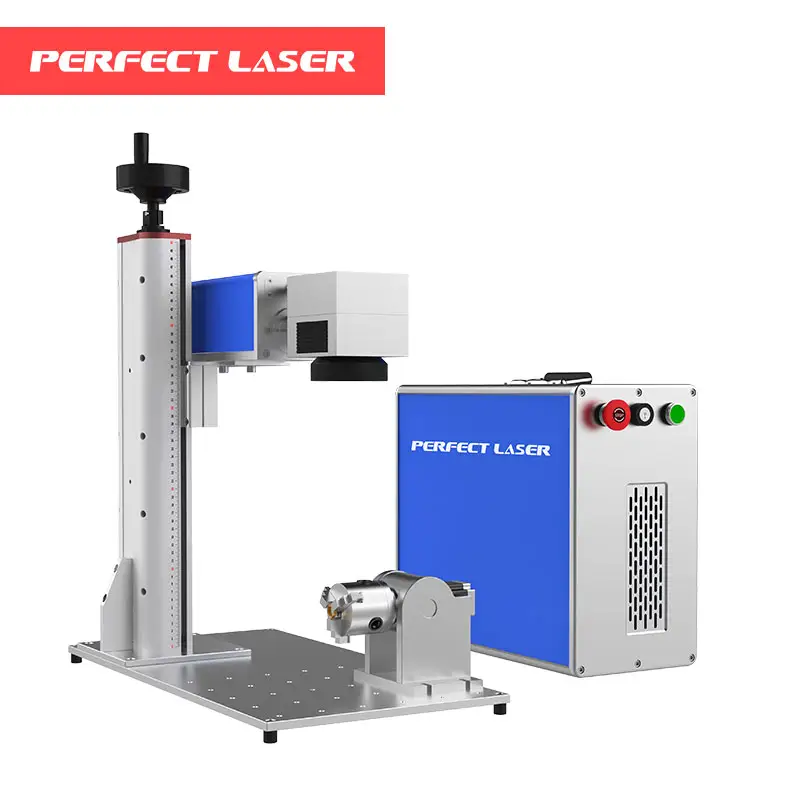 20W/30W/50 Watts Vàng Bạc Trang Sức Nhẫn Kim Loại Ống/Ống Rotary Laser Marker Engraver Khắc Khắc Đánh Dấu Giá Máy