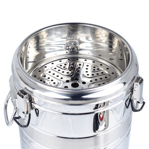 Hervidor y Calentador de Agua de Acero Inoxidable de 20 <span class=keywords><strong>Litros</strong></span> y <span class=keywords><strong>80</strong></span> Tazas con Vaporizador para Bollos y Maíz al Vapor - Product Image 2