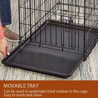 Bunnyhi Pet024 Hot Sale Hunde käfige Große starke haltbare Metalldraht-Hunde kiste mit bestem Preis Großer Hund
