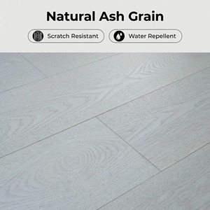 Pavimento in Legno Ingegnerizzato Multistrato Antiscivolo a Spina di Pesce in Rovere Bianco e Frassino, Stabile, per Soggiorno, con Sistema Click Lock, Direttamente dalla Fabbrica Cinese - Product Image 1
