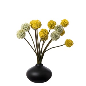 CallaFloral Ramo de Flores Artificiales de Espuma Amarillo Verde Blanco Lechoso Decoración de Boda INS Manualidades Hechas a Mano - Product Image 5