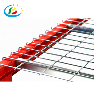 Platelage en treillis galvanisé durable et facile à manipuler pour entrepôt Étagère pliable à 5 couches sur poutres structurelles - Product Image 2