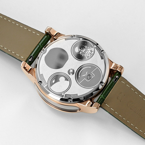 Montre à quartz pour homme tendance, motif Terre céleste entièrement transparent, personnalisable, 46 mm, très vendue - Product Image 4