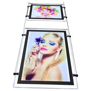 Insegne Luminose Pubblicitarie 24x36 Rettangolari <span class=keywords><strong>da</strong></span> Interno, Ultra Sottili, Antipolvere, Portatili, Digitali a LED per <span class=keywords><strong>Ufficio</strong></span> - Product Image 2