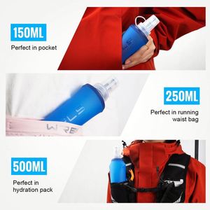 Botella de Agua Plegable de TPU Personalizada al por Mayor, Botella de Agua Flexible con Logotipo Personalizado, Botella Deportiva para Correr, Botella de Plástico Flexible - Product Image 5