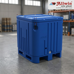 1000 Litre Rotomolded <b>Plastic</b> Cooler Box Insulated <b>Storage</b> Bin Fish Transport <b>Container</b> with Aeration - Product Image 2