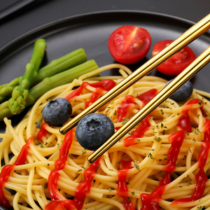 Bồ Đào Nha Hàn Quốc Phong Cách Muỗng Đũa Cắm Trại Di Động Hiện Đại Thép Không Gỉ Dao Kéo Flatware Set - Product Image 4