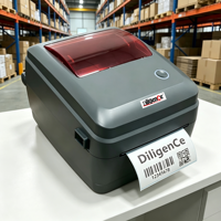 Printer Thermal POS Murah DiligenCe Android USB LAN BT/WiFi Interface A6 untuk Label Pengiriman Waybill Barcode 4X6 110mm Stok Tersedia