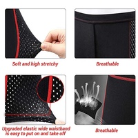 Shorts de cyclisme pour hommes, rembourrage en gel, pantalon de vélo, tapis en silicone antichoc, sous-vêtements de vélo, collants de compression, shorts de sport