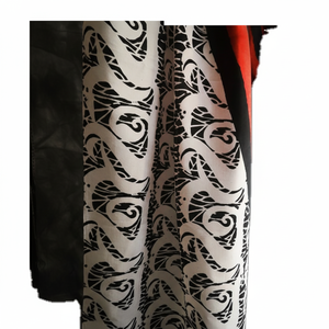 Nuevo Chal Étnico Indio Unisex de Lino y Lona con Estampado Tie-Dye y Diseño a Cuadros Dibujado a Mano, con Borlas, Estilo Occidental, para Hijab, Saree y Kurti - Product Image 1