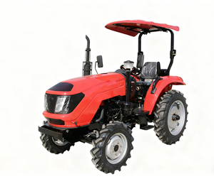 Tracteur 4x4 de 100 CV avec châssis de sécurité et navette 8+8 pour les champs de coton - Product Image 4