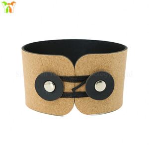 Manchon en cuir PU réglable et réutilisable pour tasse à boisson chaude, support de tasse à café, housse de protection résistante à la chaleur - Product Image 4